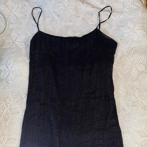 Zara mini slit ribbed dress
